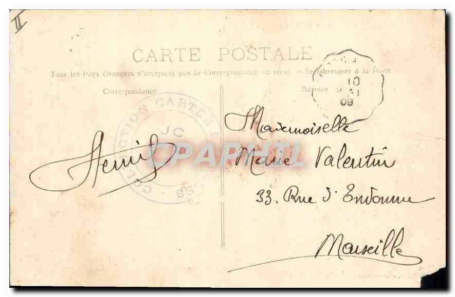 CPA Roquefavour Le Sommet de l'Aqueduc — Rückseite