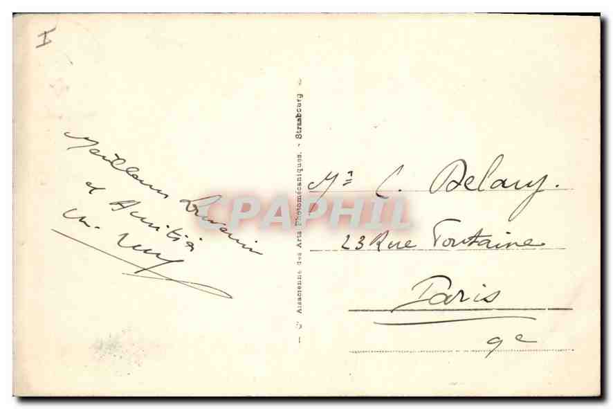 CPA Vichy La Gare — Rückseite