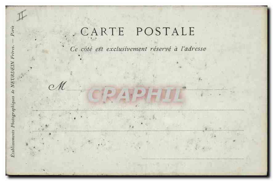 CPA Vichy Le Nouveau Parc vue sur l'Allier — Verso