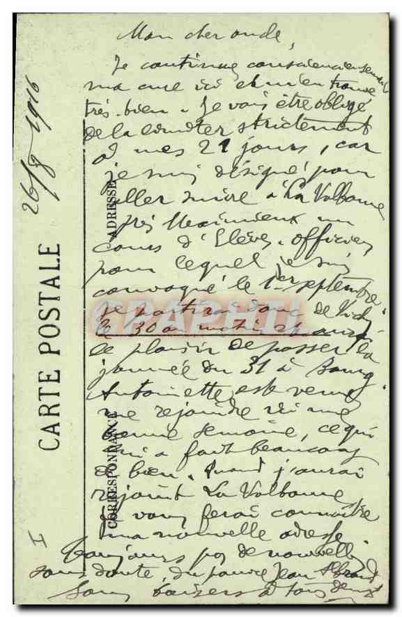 Vichy — La Promenade au Bord de l'Allier — LL. N° 165 — Rückseite