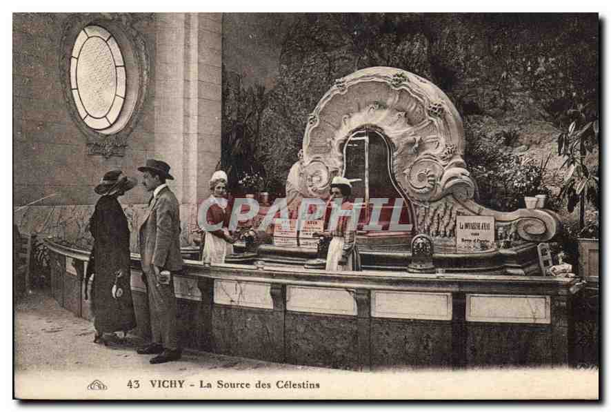 CPA Vichy La Source des Ceslestin