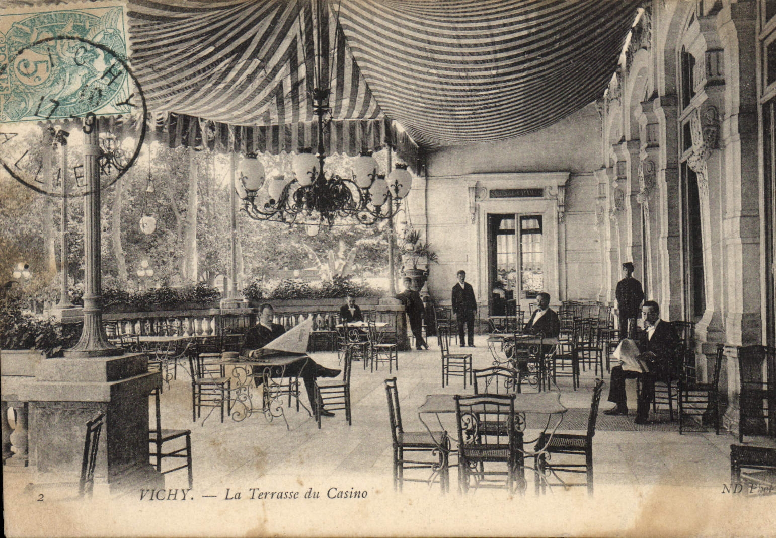 CPA Vichy La Terrasse du Casino
