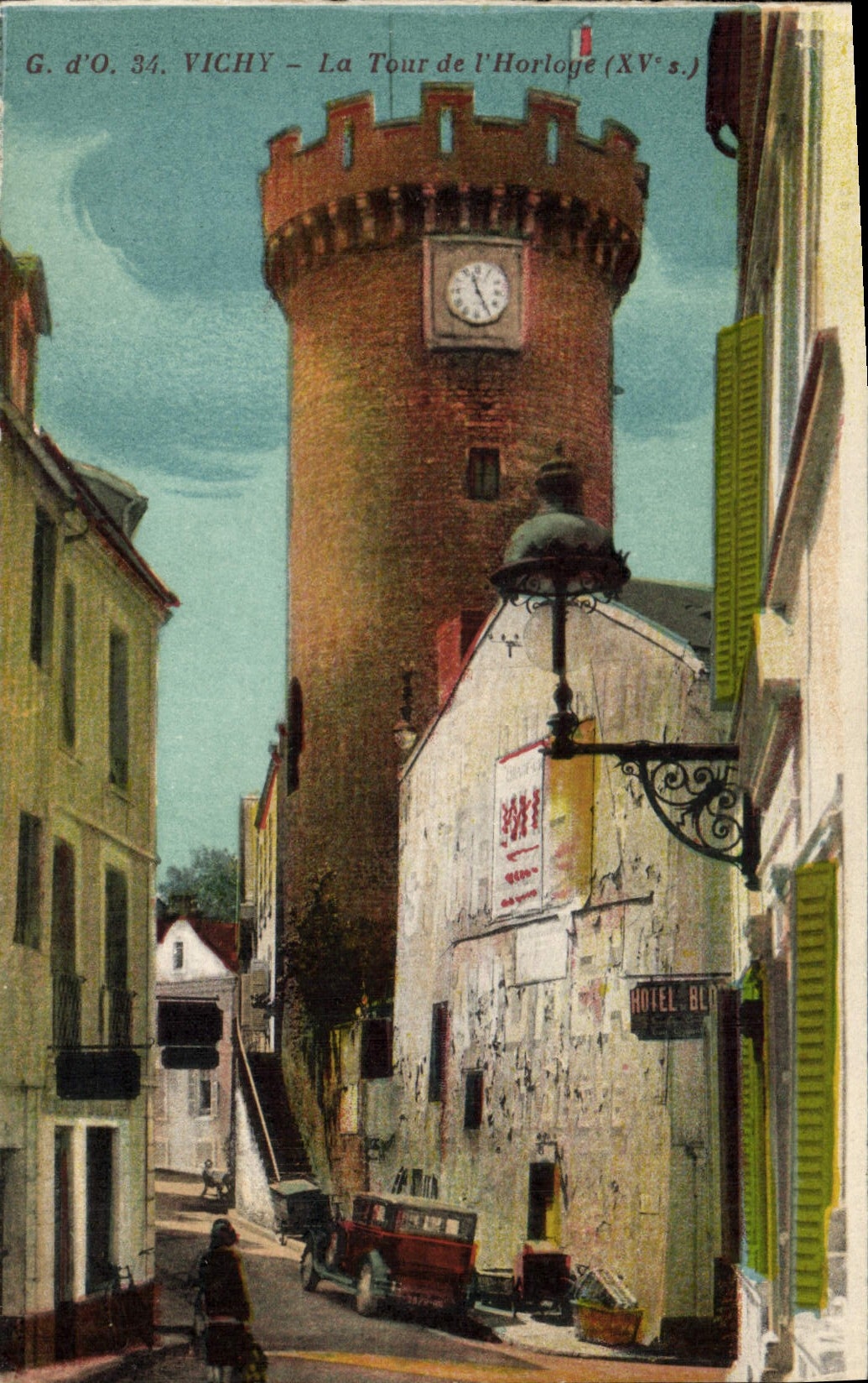 CPA Vichy La Tour de l'Horloge