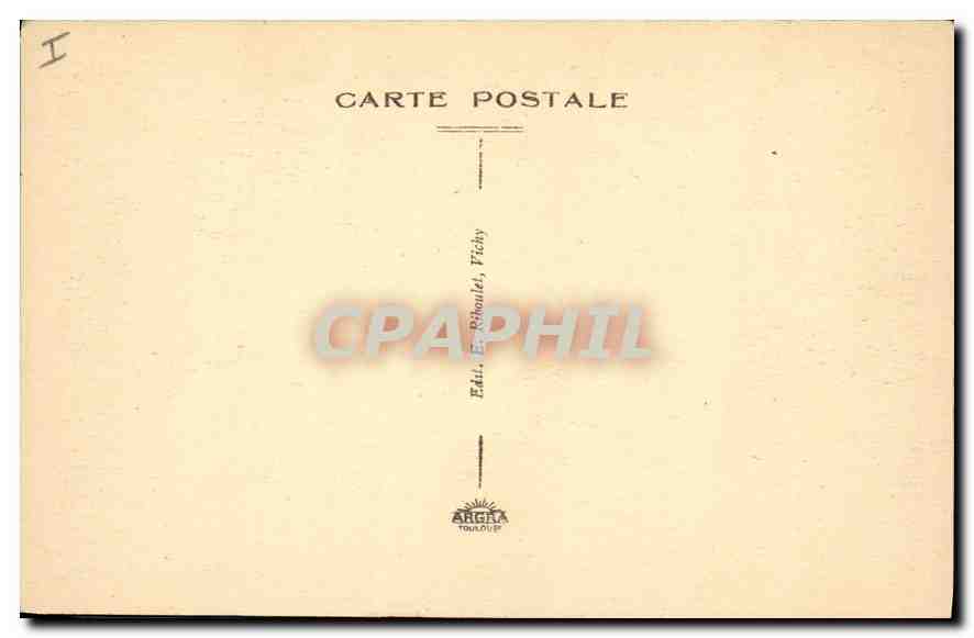 CPA Vichy Promenade les Galeries couvertes et une Pergola — Verso