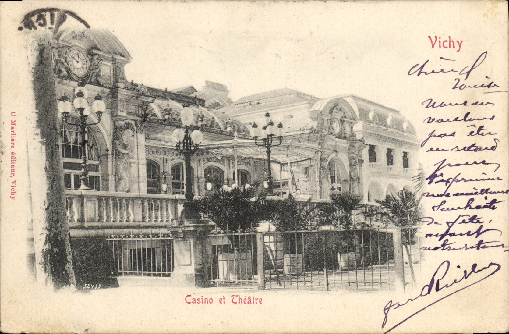 CPA Vichy Le Casino et Theatre