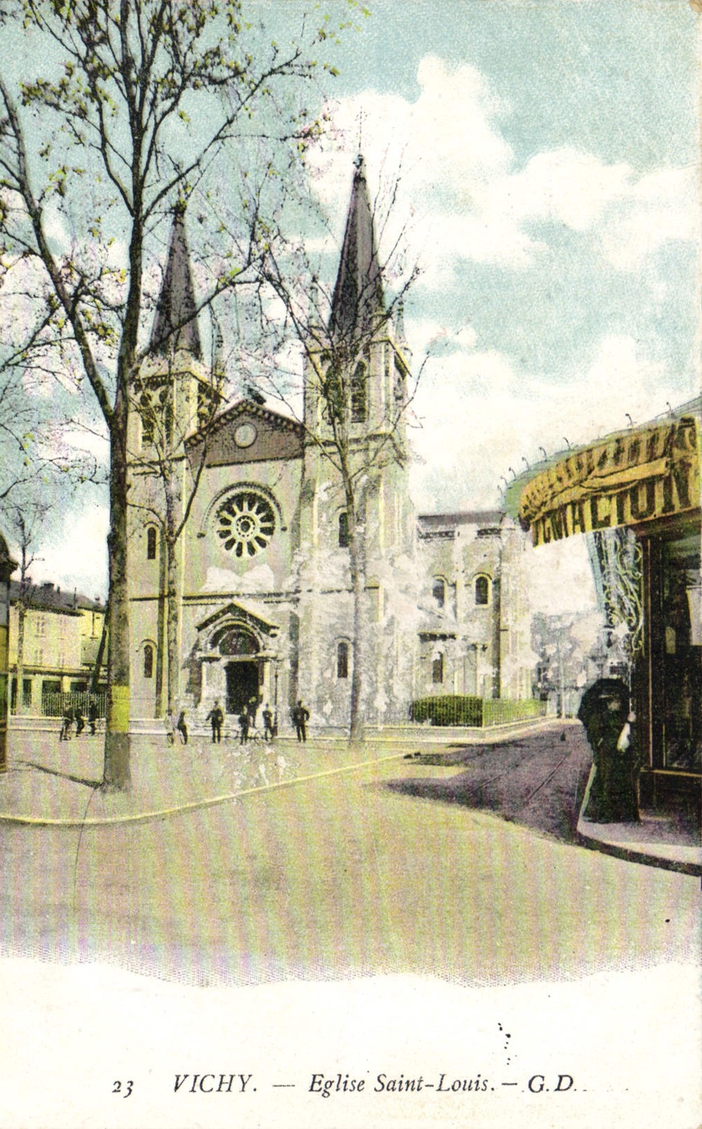 CPA Vichy Eglise Saint Louis
