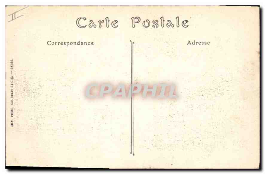 CPA Vichy Une Allee du Nouveau Parc — Rückseite