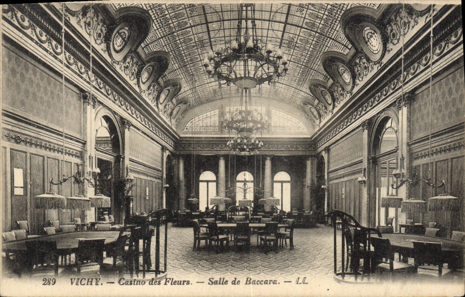 CPA Vichy Casino des Fleurs Salle de Baccaro