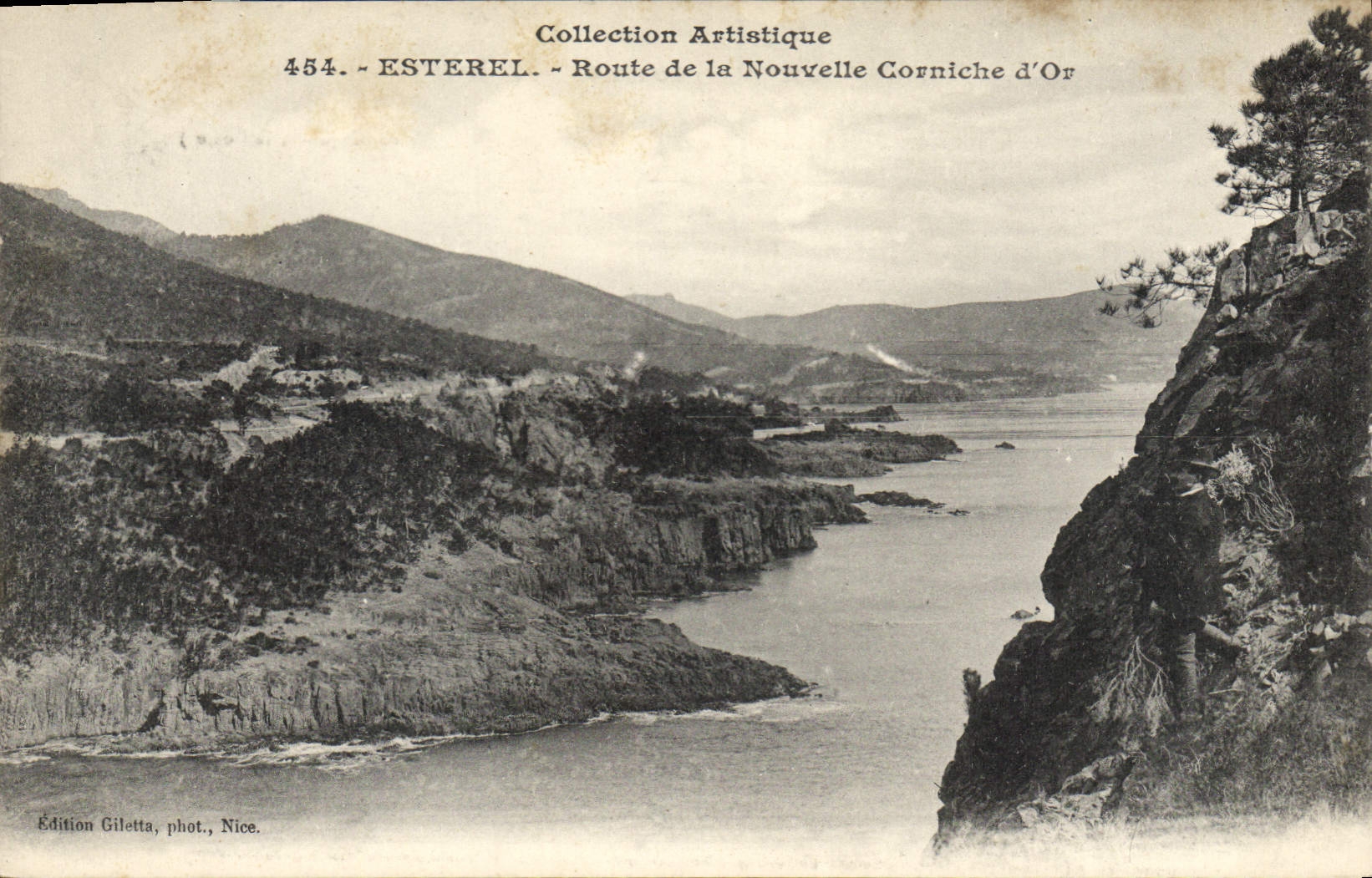 CPA Esterel Route de la Nouvelle Corniche d'Or