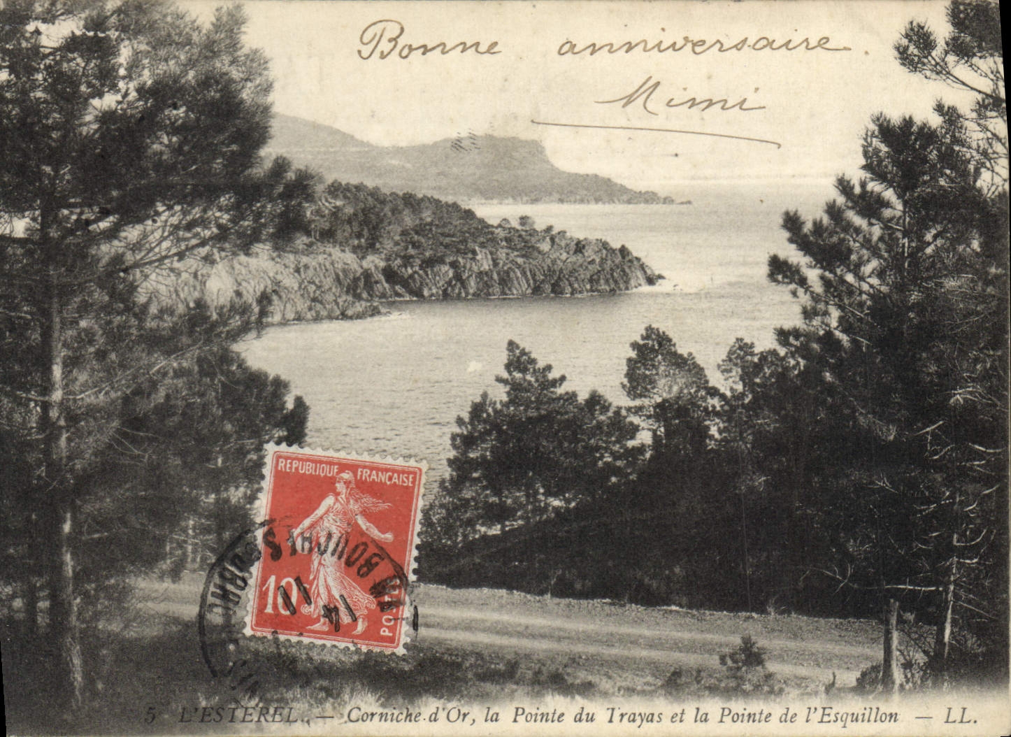 CPA L'Esterel Corniche d'Or