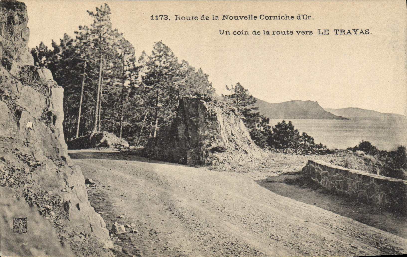 CPA Esterel Route de la Nouvelle Corniche d'Or