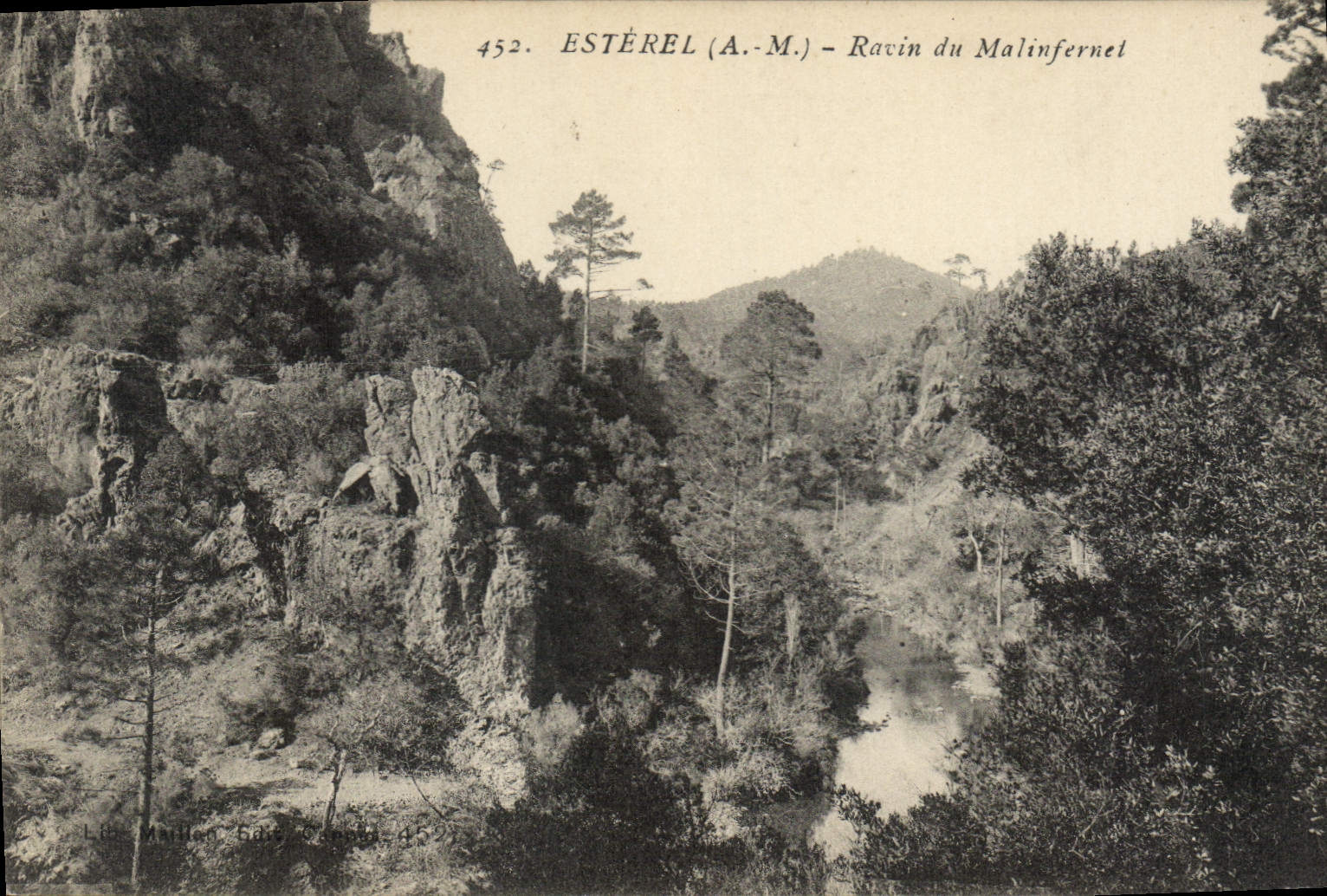 CPA Esterel (A M) Ravin du Malinfernet
