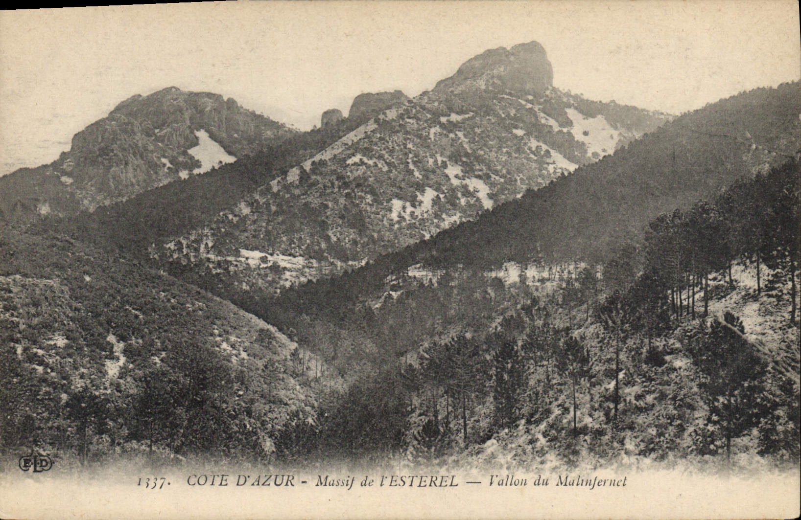 CPA Massif de l'Esterel Vallon du Malinfernet