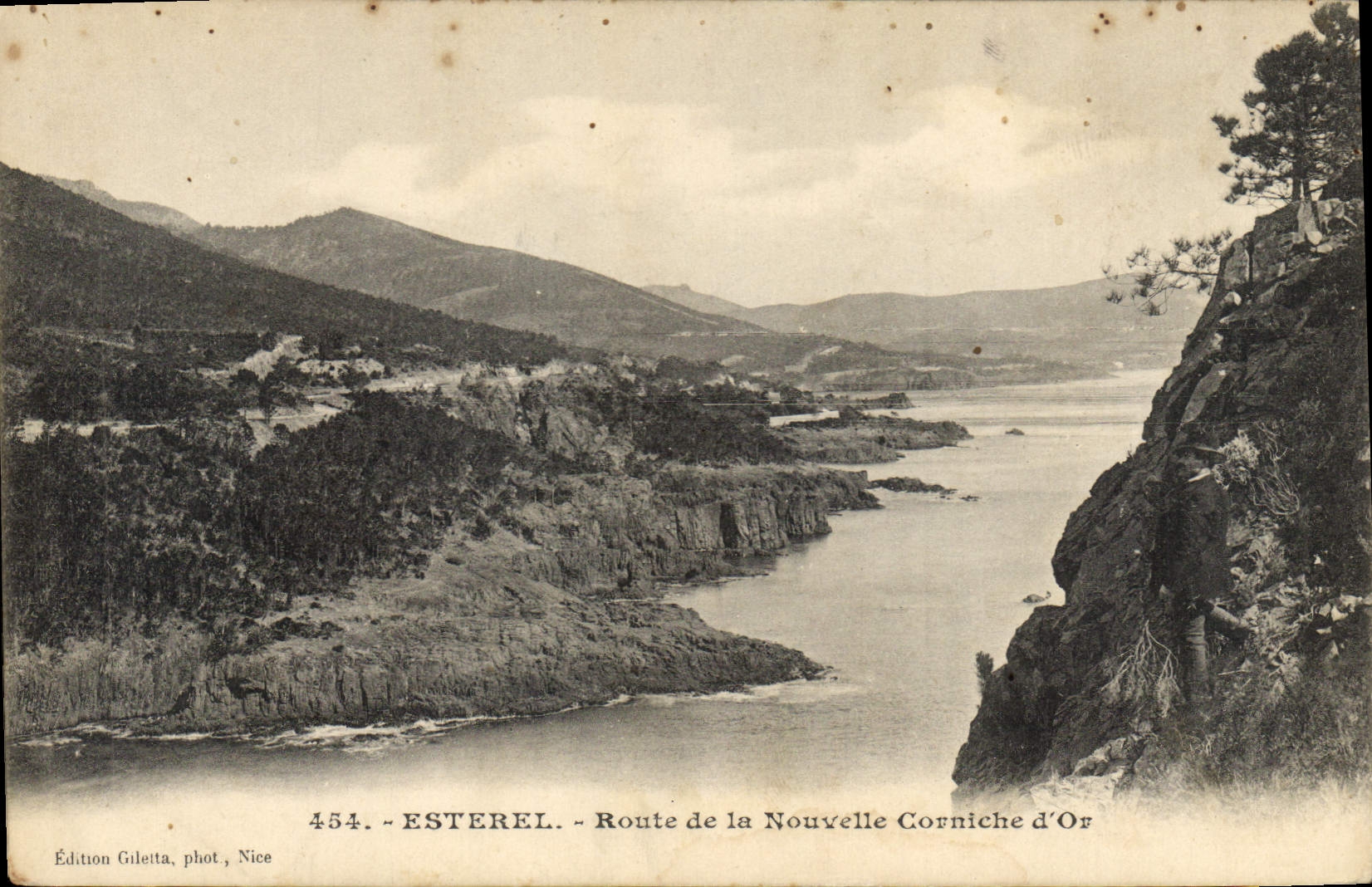 CPA Esterel Route de la Nouvelle Corniche d'Or