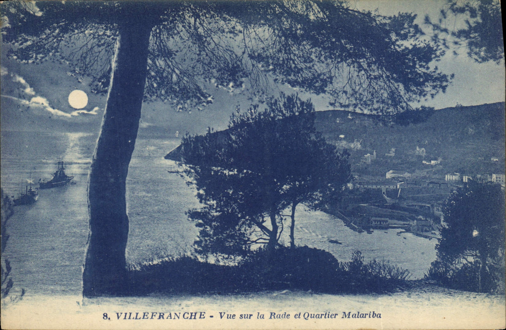 CPA Villefranche Vue sur la Rade