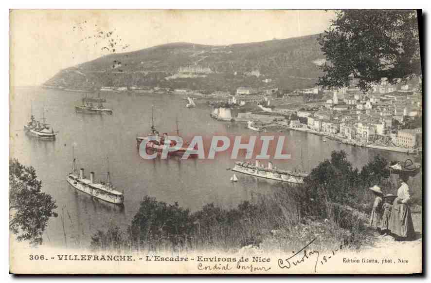 CPA Villefranche L'Escadre Bateaux