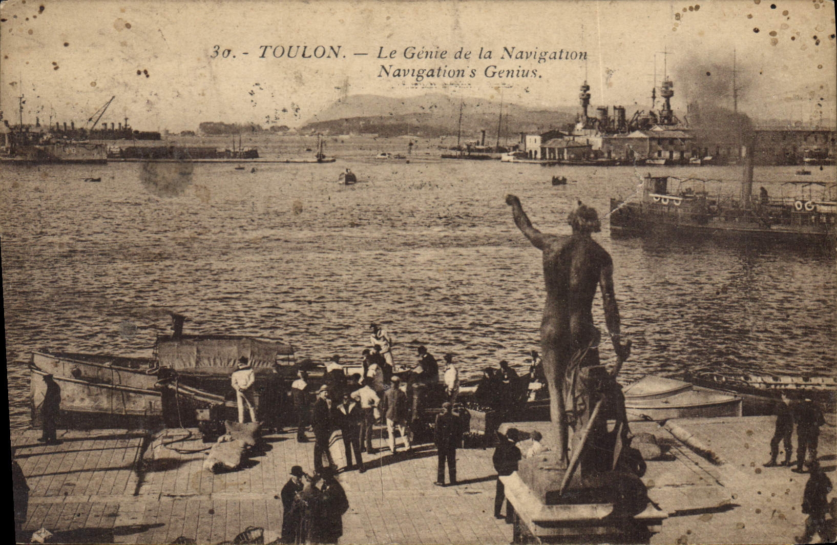 CPA Toulon Le Genie de la Navigation