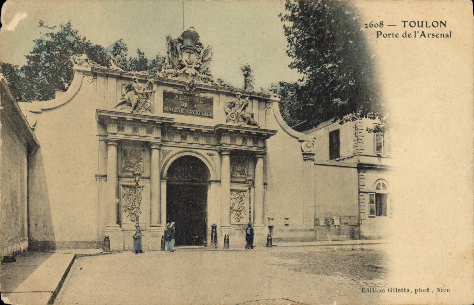 Toulon — Porte de l'Arsenal — Édition Giletta, Nice, n° 2608