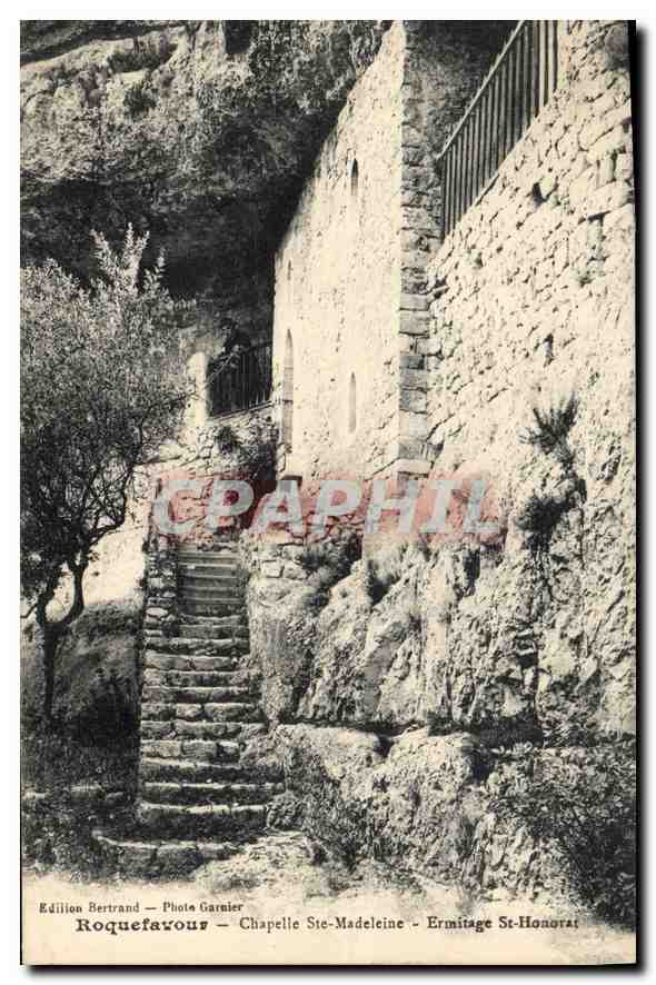 CPA Roquefavour Chapelle Ste Madeleine Ermitage St Honorat