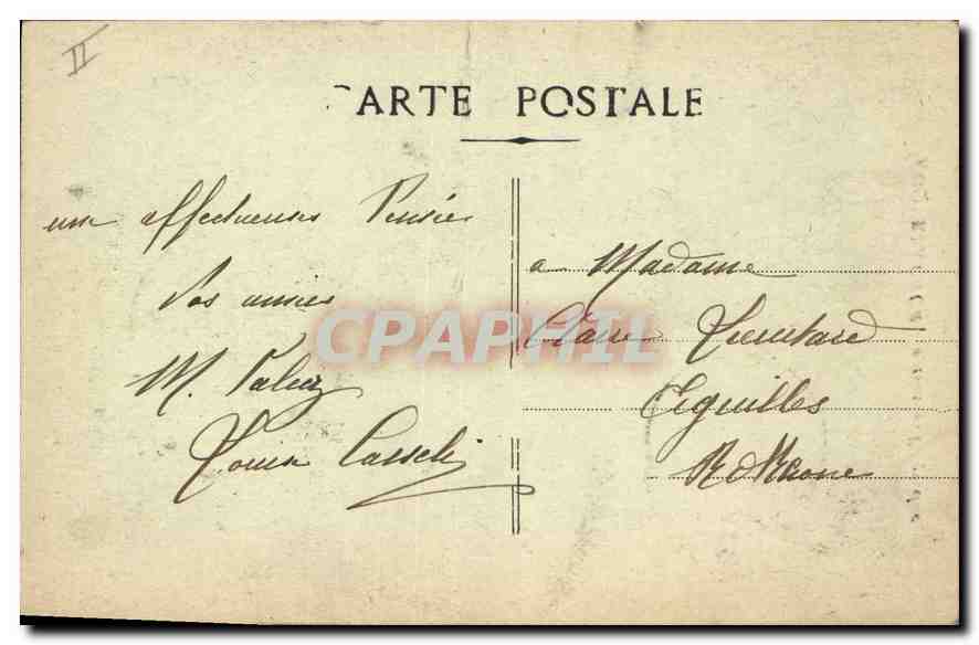 CPA Roquefavour A travers l'Aqueduc Peche Pecheur — Rückseite