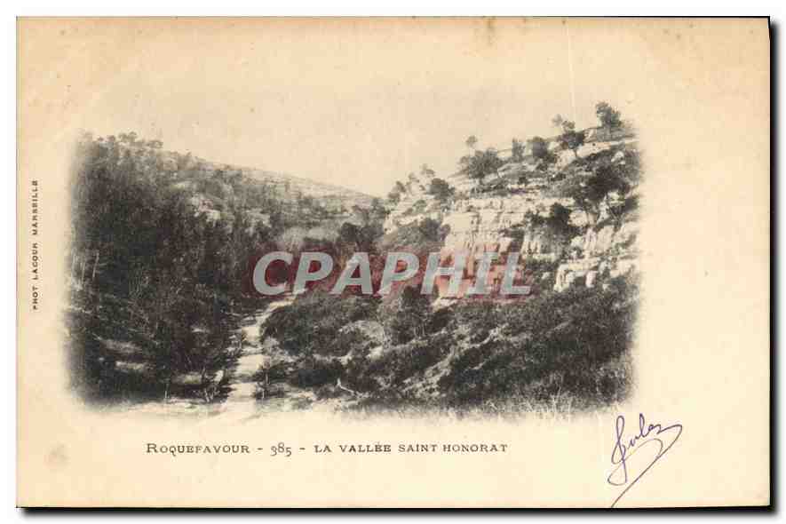 CPA Roquefavour La Vallee Saint Honorat
