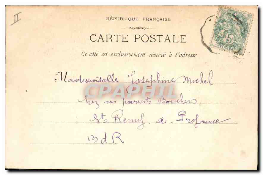 CPA Roquefavour La Vallee Saint Honorat — Rückseite