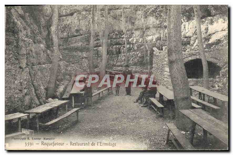 CPA Roquefavour Restaurant de l'Ermitage