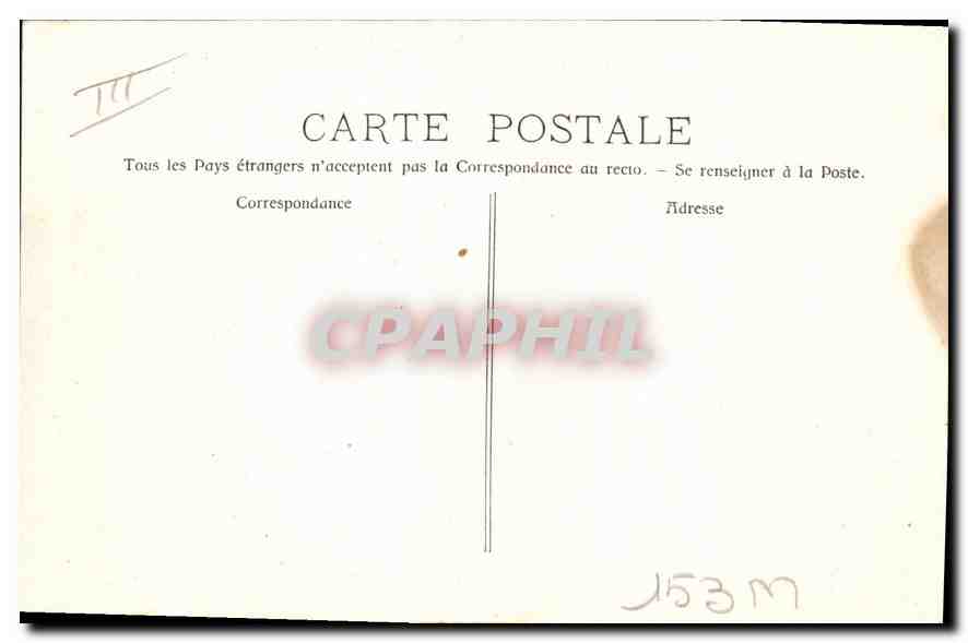 CPA Roquefavour Terrasse de l'Hotel Arquier — Rückseite