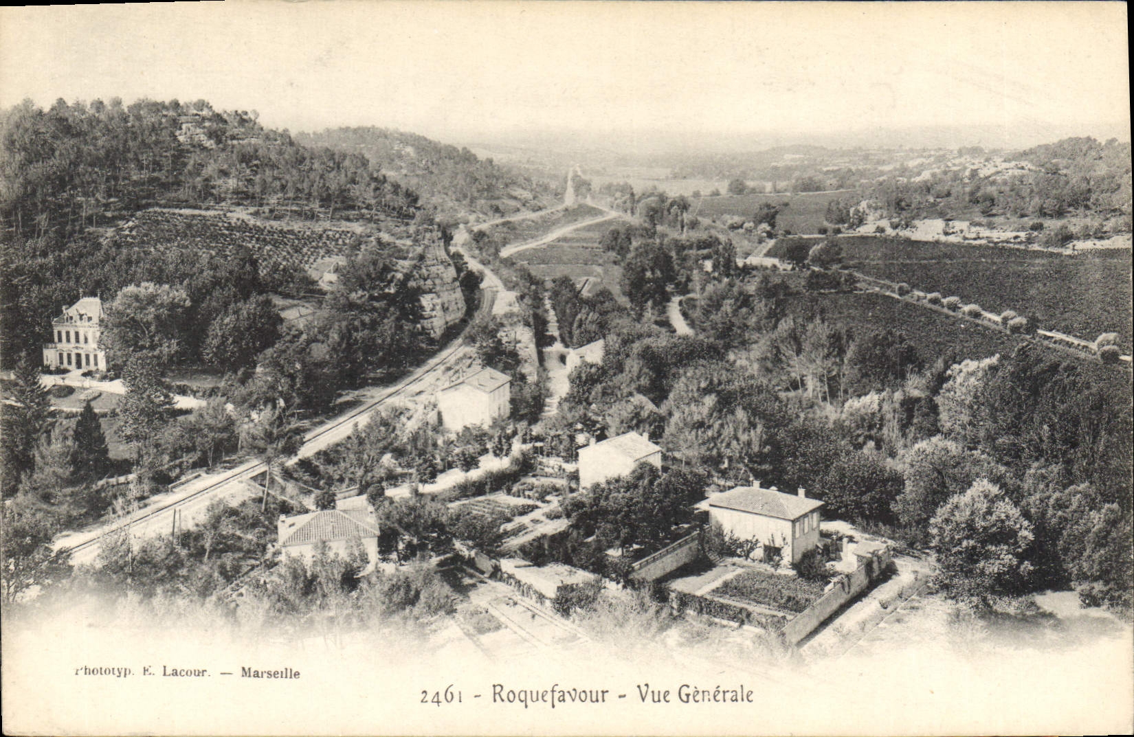 CPA Roquefavour Vue Generale