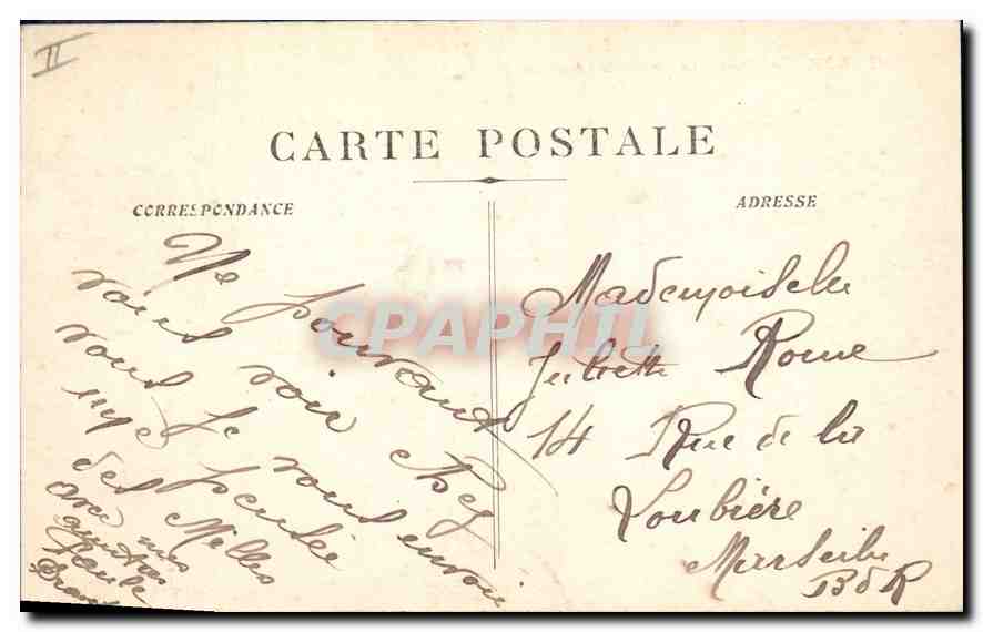 CPA Roquefavour Le sommet de l'Aqueduc — Rückseite