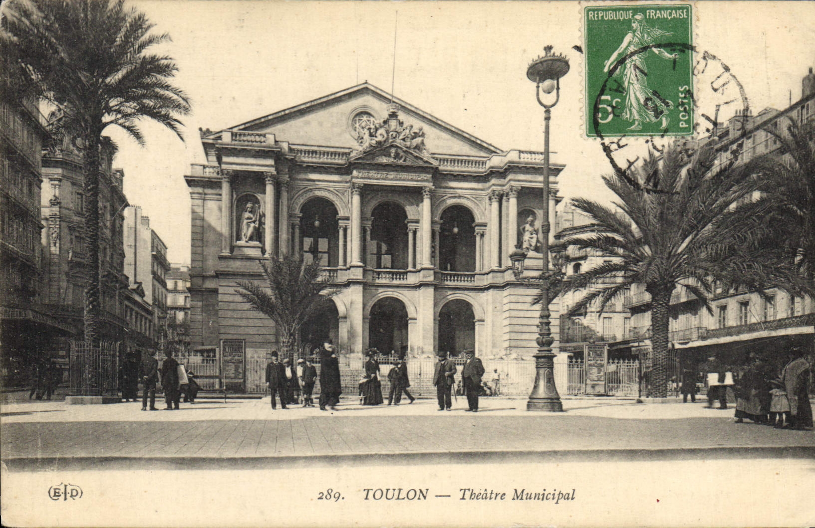 CPA Toulon Theatre Municipal