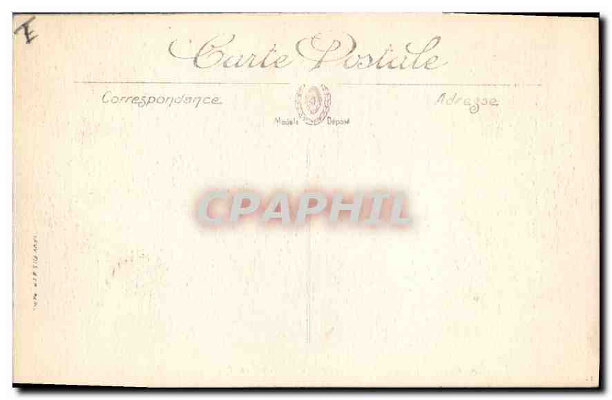 CPA Toulon Hotel de Ville — Verso