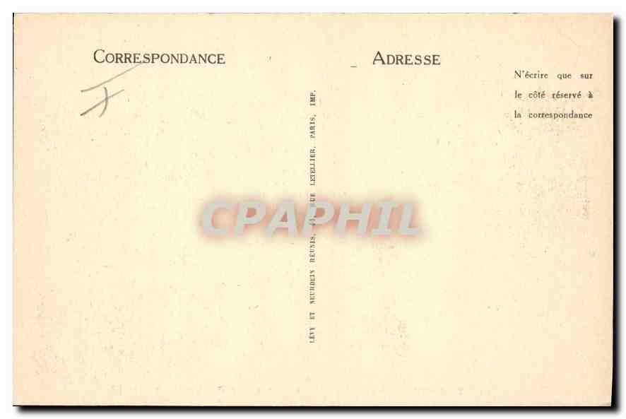 CPA Toulon Place de la Liberte et le Grand Hotel — Verso