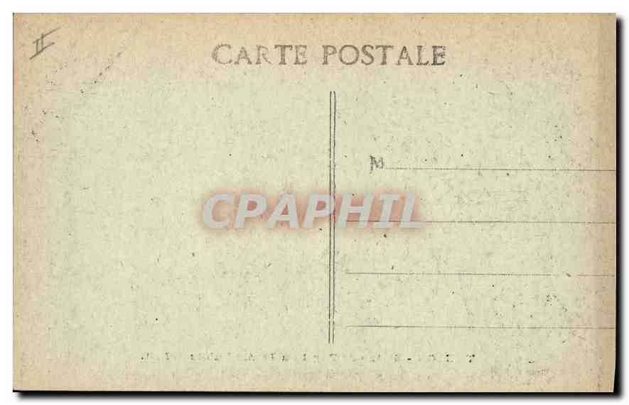 CPA Toulon Statue de Puget au jardin public — Verso
