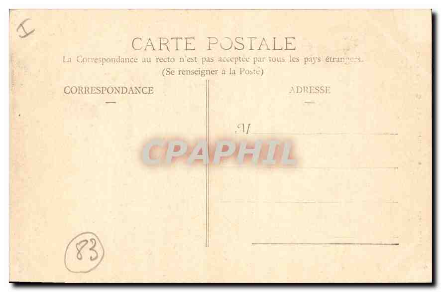 Toulon - Les Cariatides — cliché Giraud — Verso