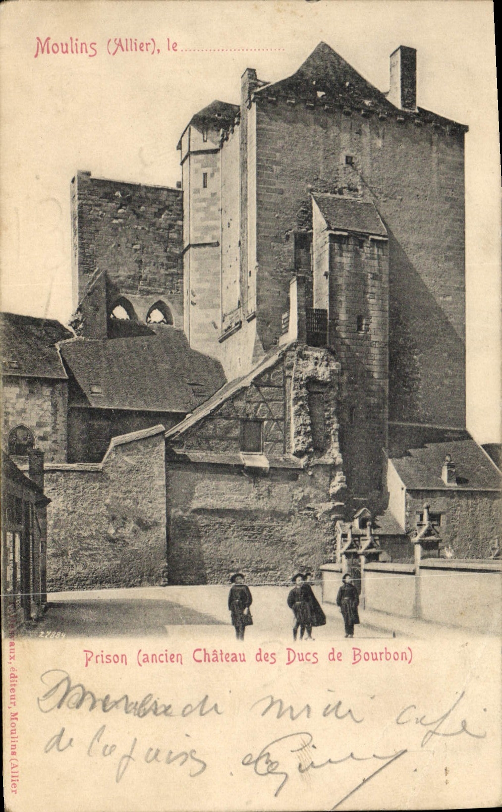 CPA Moulins (Allier) Prison (ancien Chateau des Ducs de Bourbon)