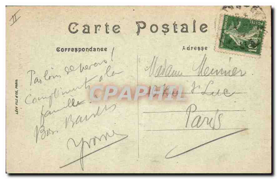 CPA Moulins Le Chateau des Ducs de Bourbon — Verso