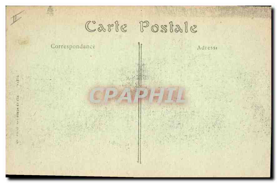 CPA Moulins Le Jardin Public — Verso
