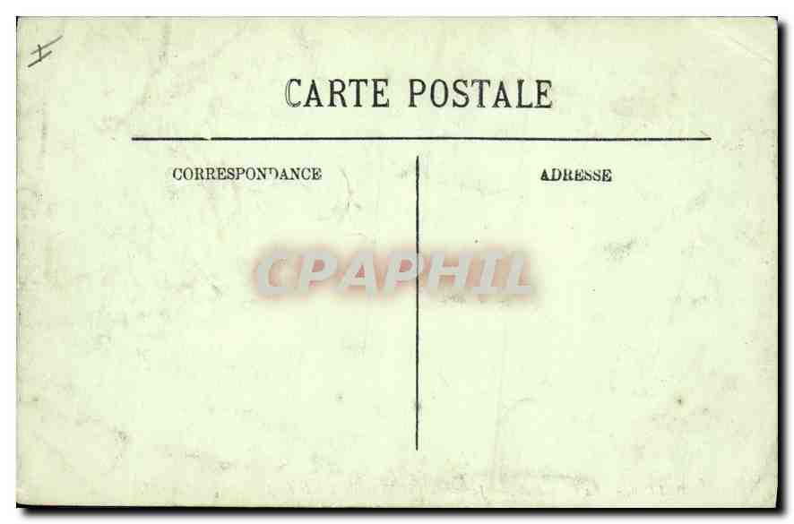 CPA Moulins La Cathedrale — Verso