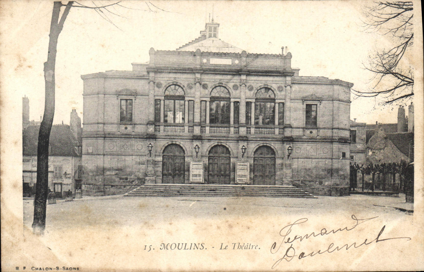 CPA Moulins Le theatre