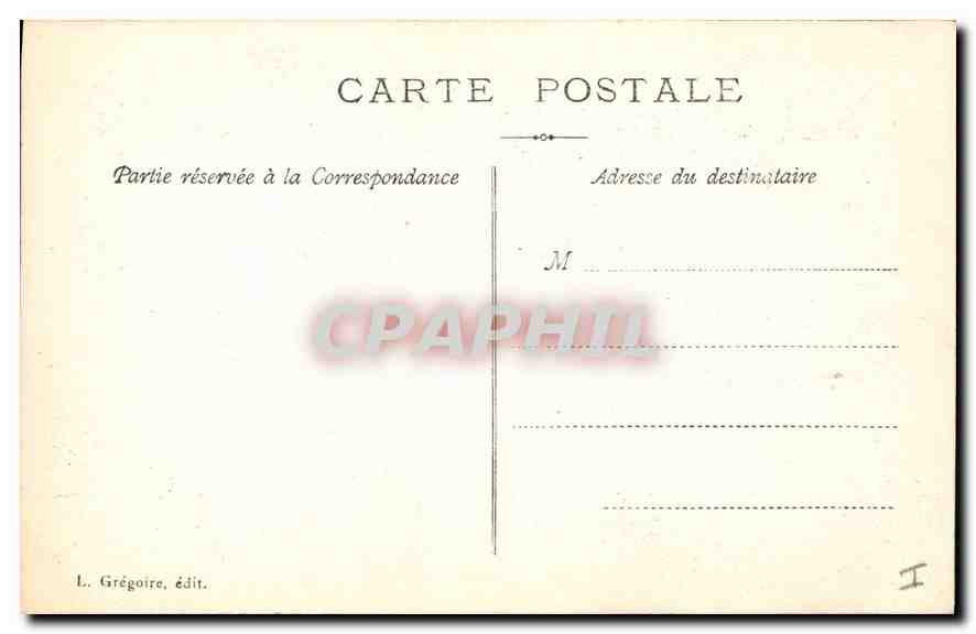 CPA Moulins Le Doyenne (XVe siecle) Rue Francois Peron — Verso
