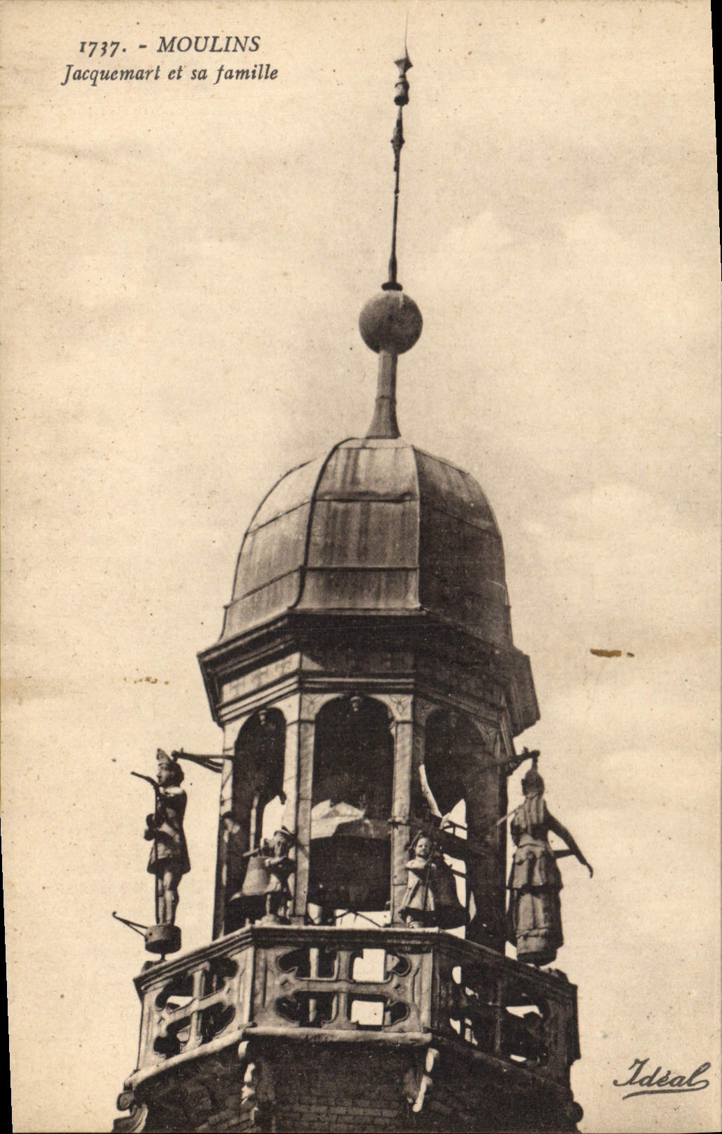 CPA Moulins Jacquemart et sa famille
