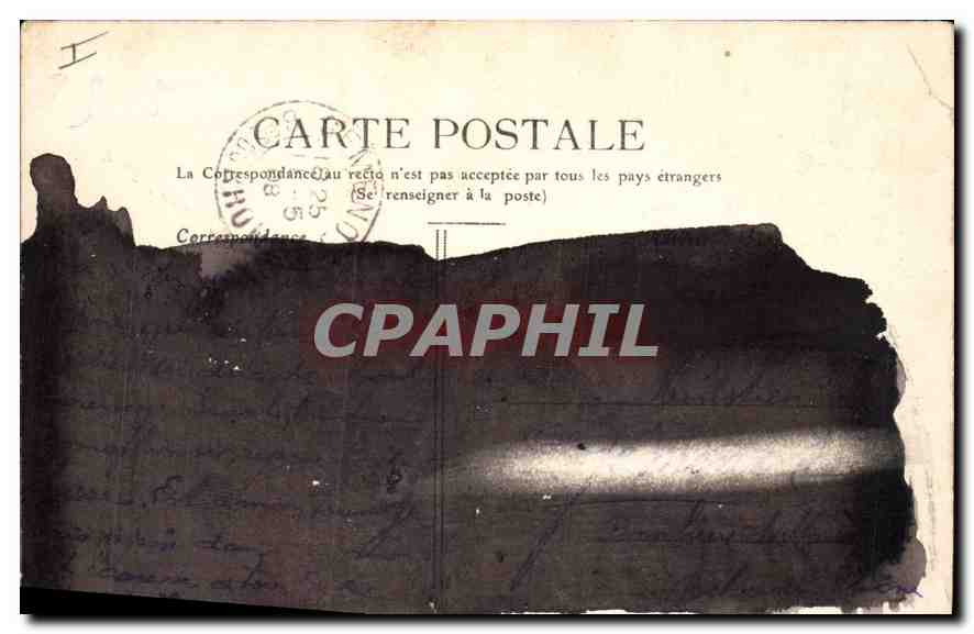 CPA Moulins Tombeau du duc de Montutaretincy — Verso