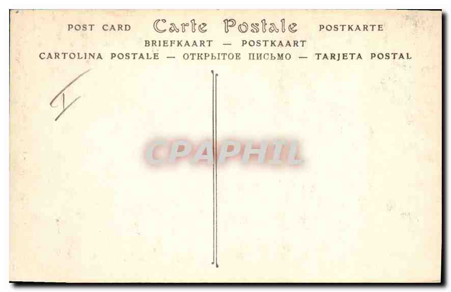 CPA Moulins Chapelle du Lycee Banville — Verso