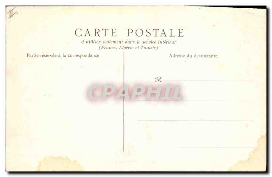 CPA Moulins Place de la Republique — Verso