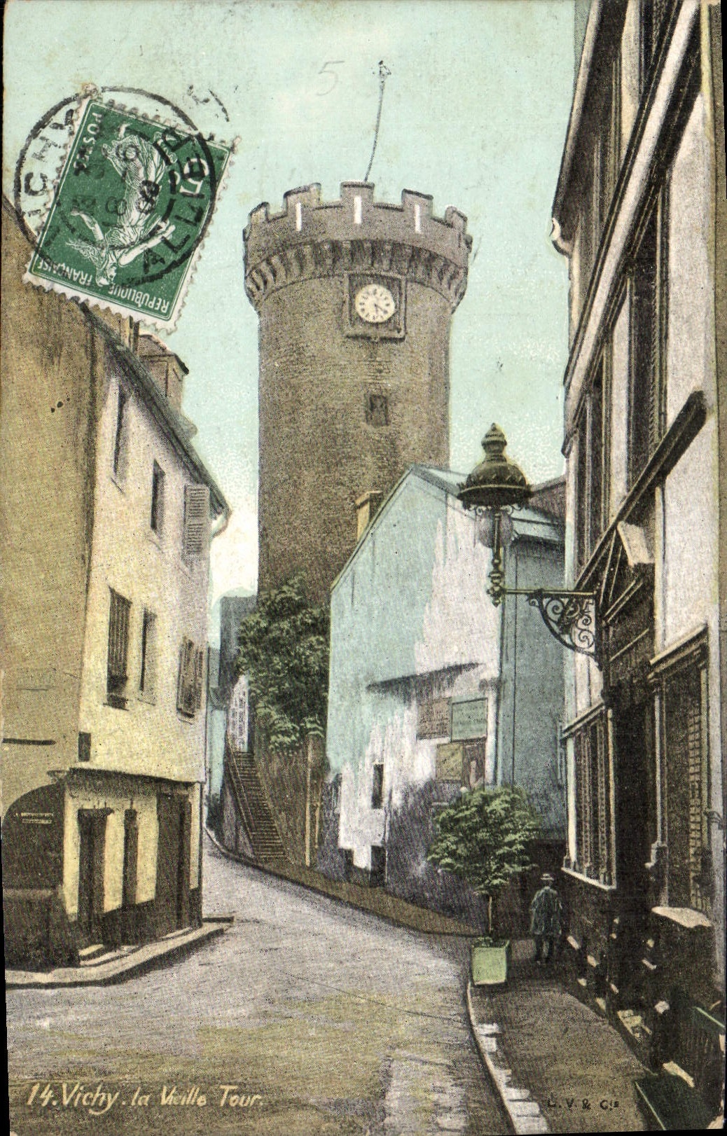 CPA Vichy La Vielle Tour