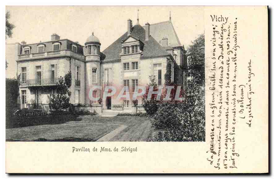 CPA Vichy Pavillon de Mme de Sevigne