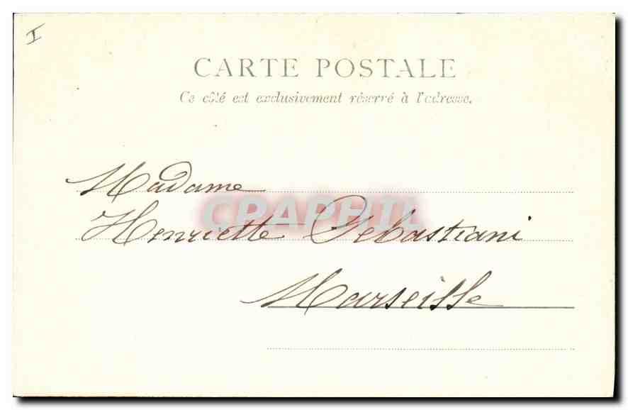 CPA Vichy Pavillon de Mme de Sevigne — Verso