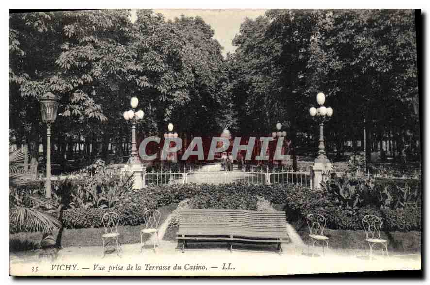 Vichy — Vue prise de la Terrasse du Casino — LL. n°35