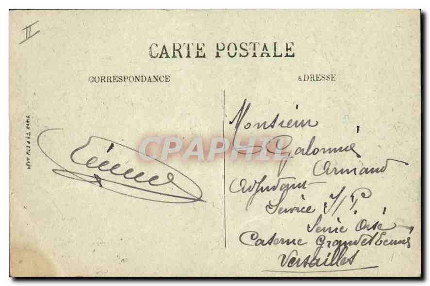 CPA Vichy Le Golf Club — Rückseite